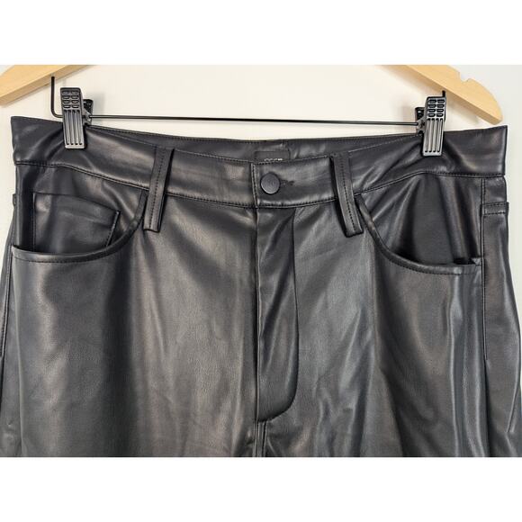 Joe's The Margot Faux Leather High Rise Straight Leg Pant - Picture 3 of 7